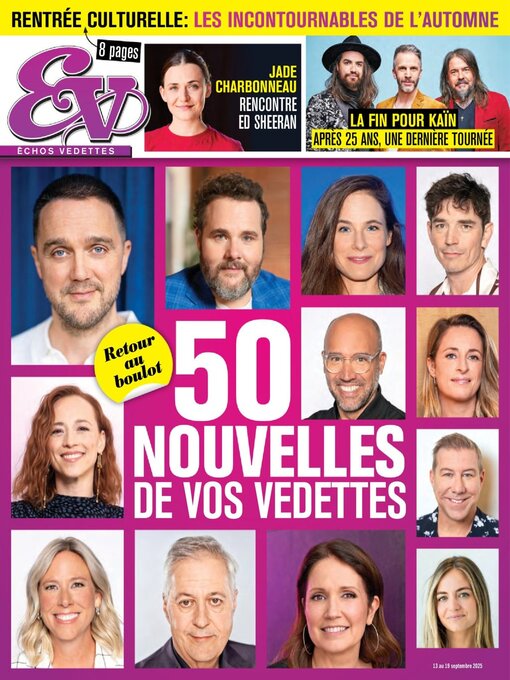 Title details for Échos Vedettes by TVA Publications Inc. - Available